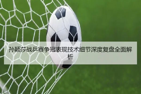 孙颖莎战乒赛争冠表现技术细节深度复盘全面解析